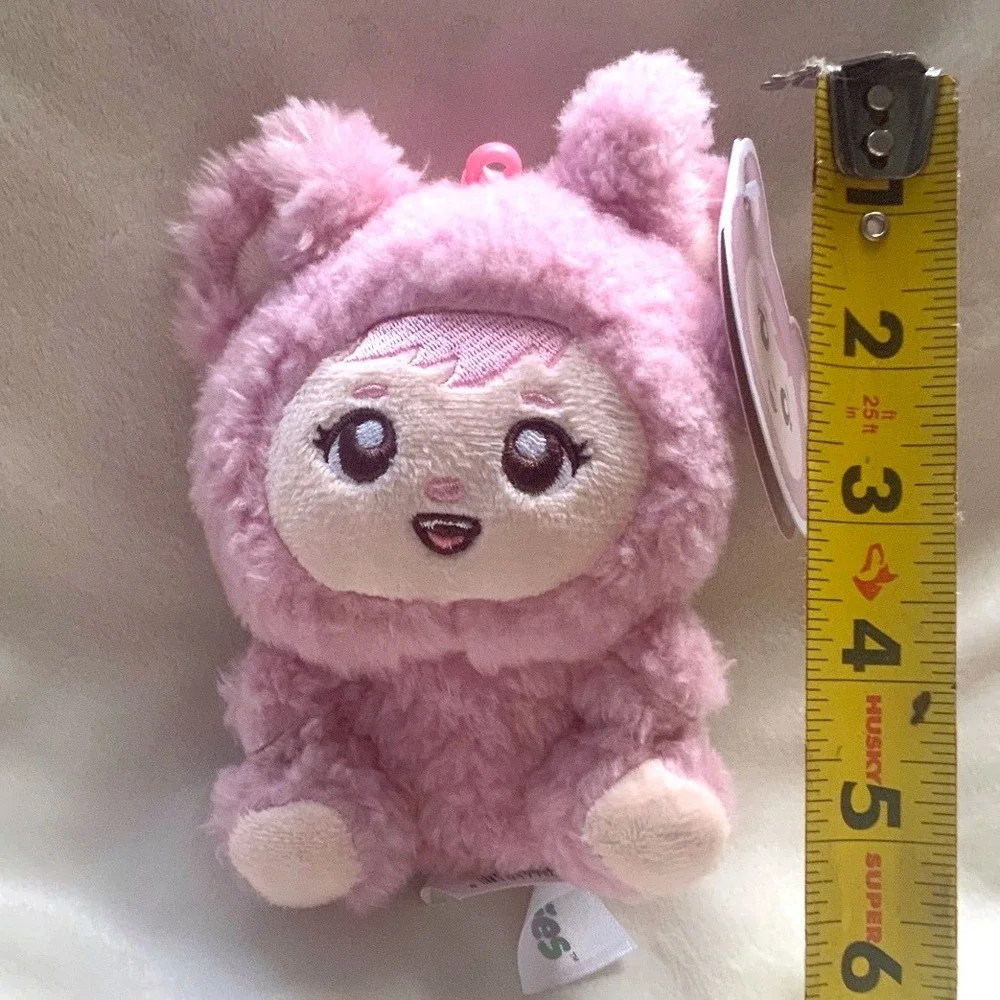 LaBabies CECE Pink Plush Clip Keychain 5